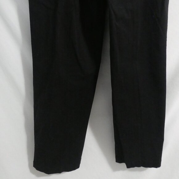 RAFAELLA | size 12 | Casual Black Pants With Matching Belt | NWOT - Picture 14 of 16